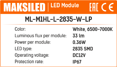 ML-M1HL-L-2835-W-LP